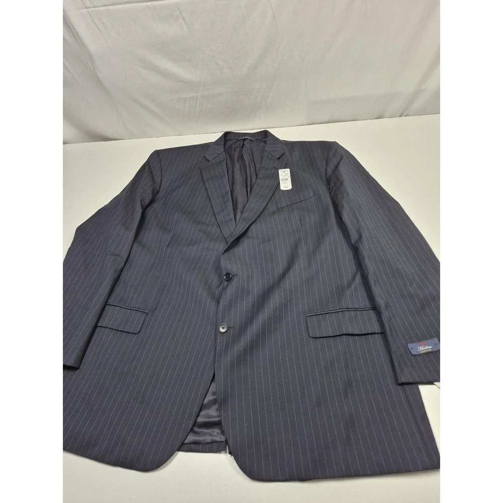 Brooks Brothers Suit Mens 56 XLong Blue Wool 2 Piece 51x36 1818 Madison NWT